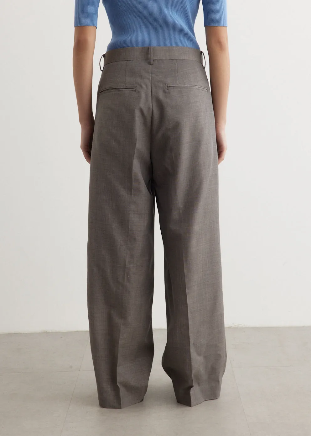 Tropical Wool Kid Mohair Slacks